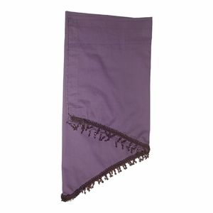 Purple Valance with Beads